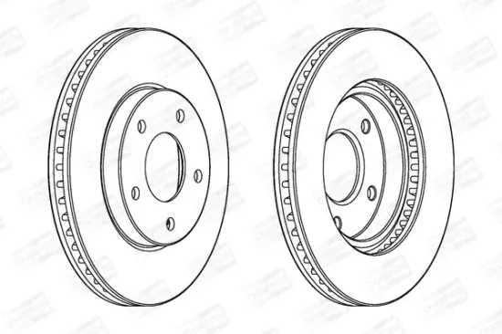 Bremsscheibe Vorderachse CHAMPION 562820CH Bild Bremsscheibe Vorderachse CHAMPION 562820CH