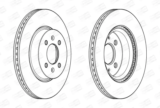 Bremsscheibe Vorderachse CHAMPION 562944CH Bild Bremsscheibe Vorderachse CHAMPION 562944CH
