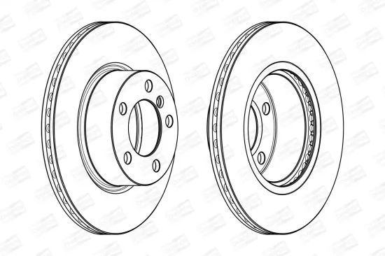 Bremsscheibe Vorderachse CHAMPION 562976CH Bild Bremsscheibe Vorderachse CHAMPION 562976CH