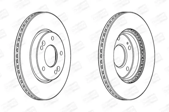 Bremsscheibe Vorderachse CHAMPION 562986CH Bild Bremsscheibe Vorderachse CHAMPION 562986CH