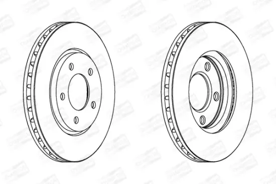 Bremsscheibe Vorderachse CHAMPION 563030CH Bild Bremsscheibe Vorderachse CHAMPION 563030CH