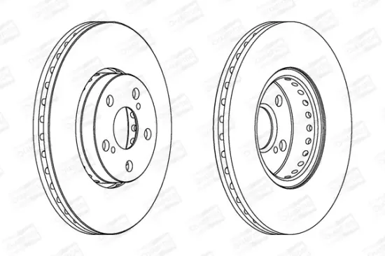 Bremsscheibe Vorderachse CHAMPION 563048CH Bild Bremsscheibe Vorderachse CHAMPION 563048CH