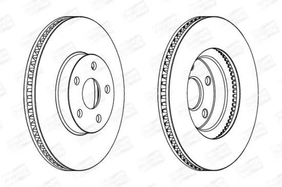 Bremsscheibe Vorderachse CHAMPION 563051CH Bild Bremsscheibe Vorderachse CHAMPION 563051CH