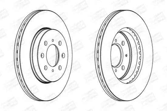 Bremsscheibe Vorderachse CHAMPION 563065CH Bild Bremsscheibe Vorderachse CHAMPION 563065CH