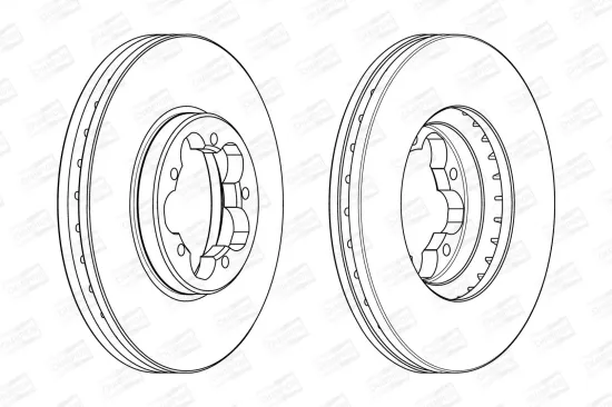 Bremsscheibe Vorderachse CHAMPION 563123CH Bild Bremsscheibe Vorderachse CHAMPION 563123CH