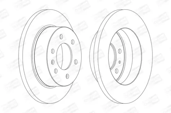 Bremsscheibe Hinterachse CHAMPION 569137CH Bild Bremsscheibe Hinterachse CHAMPION 569137CH