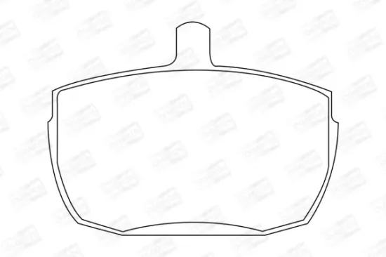 Bremsbelagsatz, Scheibenbremse Vorderachse CHAMPION 571250CH Bild Bremsbelagsatz, Scheibenbremse Vorderachse CHAMPION 571250CH