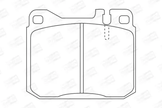 Bremsbelagsatz, Scheibenbremse Vorderachse CHAMPION 571278CH Bild Bremsbelagsatz, Scheibenbremse Vorderachse CHAMPION 571278CH
