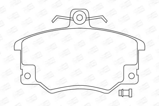 Bremsbelagsatz, Scheibenbremse Vorderachse CHAMPION 571309CH Bild Bremsbelagsatz, Scheibenbremse Vorderachse CHAMPION 571309CH