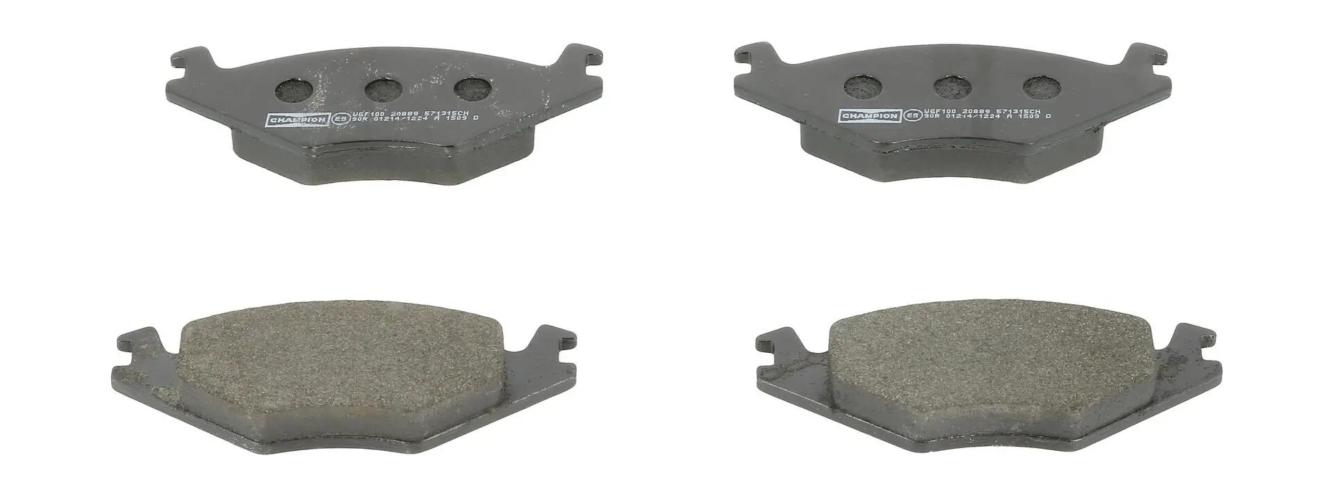 Bremsbelagsatz, Scheibenbremse Vorderachse CHAMPION 571315CH