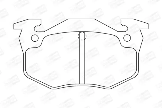 Bremsbelagsatz, Scheibenbremse Hinterachse CHAMPION 571334CH Bild Bremsbelagsatz, Scheibenbremse Hinterachse CHAMPION 571334CH