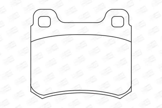 Bremsbelagsatz, Scheibenbremse Hinterachse CHAMPION 571344CH Bild Bremsbelagsatz, Scheibenbremse Hinterachse CHAMPION 571344CH