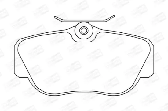 Bremsbelagsatz, Scheibenbremse Vorderachse CHAMPION 571353CH Bild Bremsbelagsatz, Scheibenbremse Vorderachse CHAMPION 571353CH