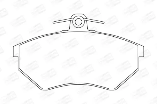 Bremsbelagsatz, Scheibenbremse Vorderachse CHAMPION 571357CH Bild Bremsbelagsatz, Scheibenbremse Vorderachse CHAMPION 571357CH
