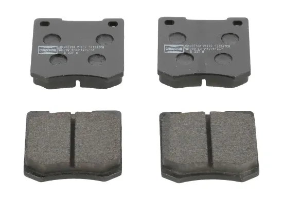 Bremsbelagsatz, Scheibenbremse Vorderachse CHAMPION 571367CH Bild Bremsbelagsatz, Scheibenbremse Vorderachse CHAMPION 571367CH