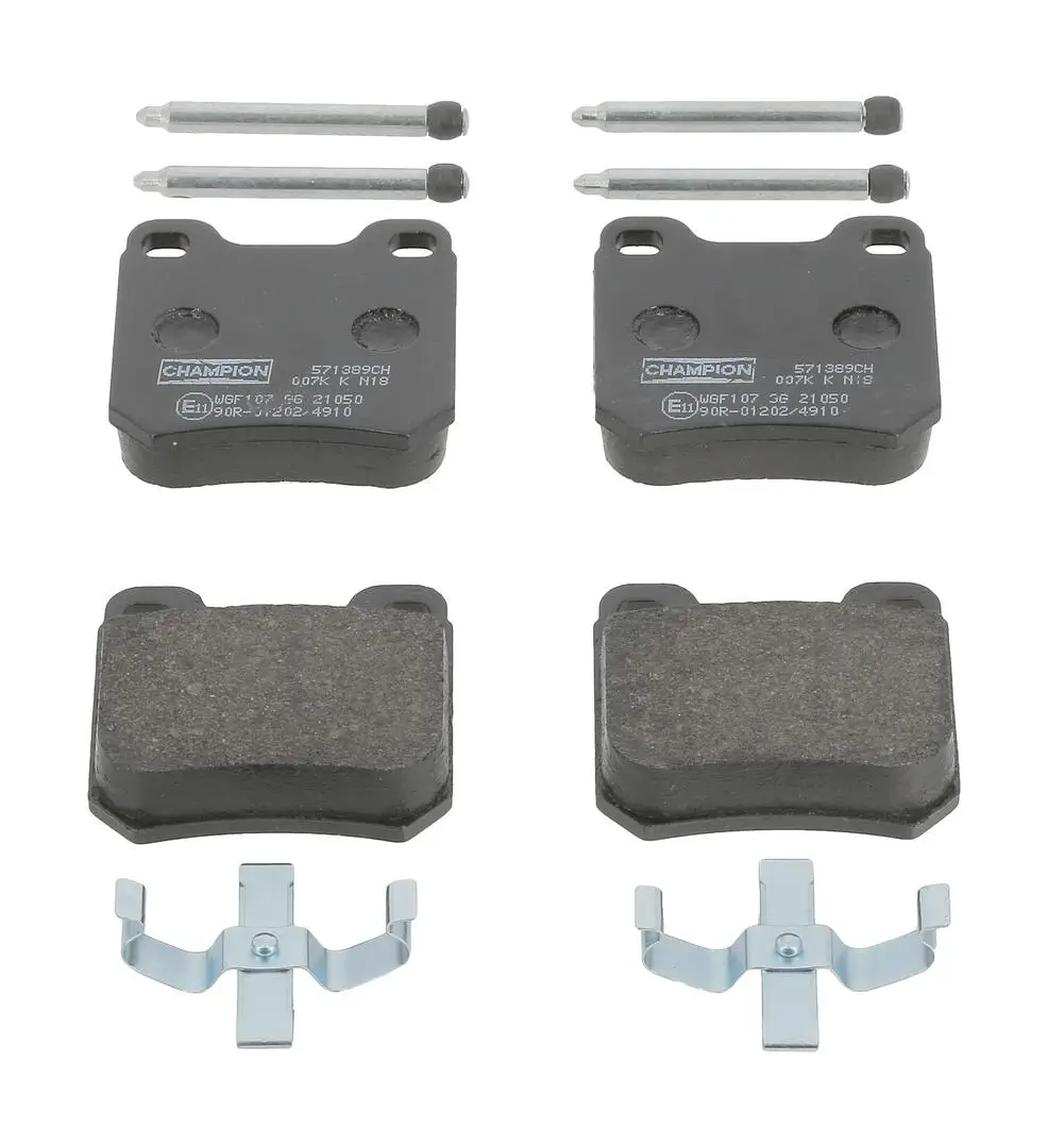 Bremsbelagsatz, Scheibenbremse Hinterachse CHAMPION 571389CH