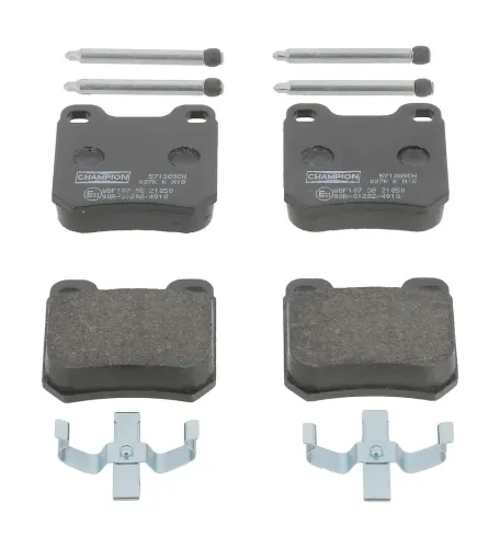 Bremsbelagsatz, Scheibenbremse Hinterachse CHAMPION 571389CH Bild Bremsbelagsatz, Scheibenbremse Hinterachse CHAMPION 571389CH