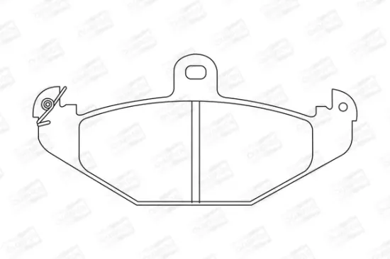 Bremsbelagsatz, Scheibenbremse Hinterachse CHAMPION 571425CH Bild Bremsbelagsatz, Scheibenbremse Hinterachse CHAMPION 571425CH