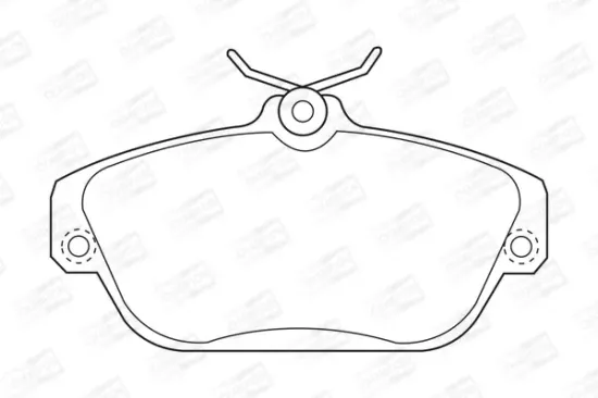 Bremsbelagsatz, Scheibenbremse Vorderachse CHAMPION 571456CH Bild Bremsbelagsatz, Scheibenbremse Vorderachse CHAMPION 571456CH