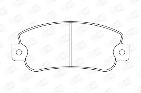 Bremsbelagsatz, Scheibenbremse Vorderachse CHAMPION 571464CH Bild Bremsbelagsatz, Scheibenbremse Vorderachse CHAMPION 571464CH