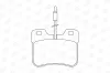 Bremsbelagsatz, Scheibenbremse Vorderachse CHAMPION 571473CH Bild Bremsbelagsatz, Scheibenbremse Vorderachse CHAMPION 571473CH
