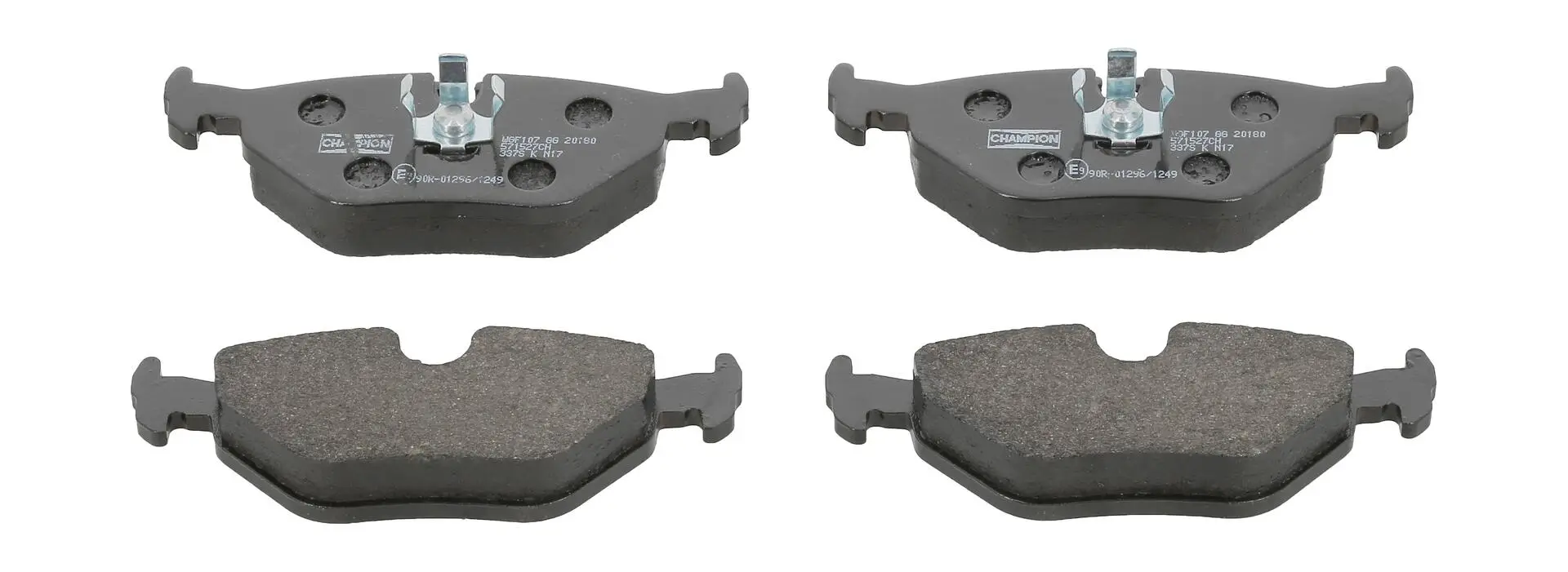Bremsbelagsatz, Scheibenbremse Hinterachse CHAMPION 571527CH