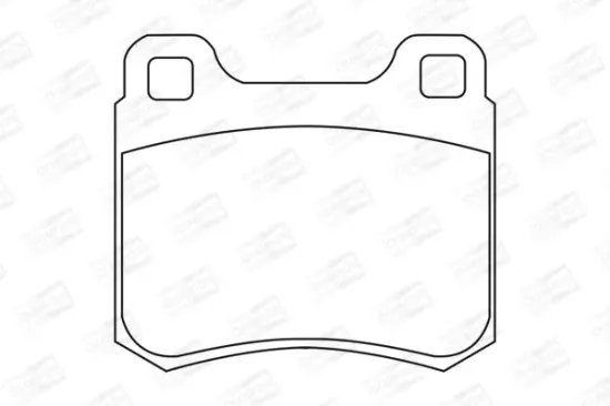 Bremsbelagsatz, Scheibenbremse Hinterachse CHAMPION 571555CH Bild Bremsbelagsatz, Scheibenbremse Hinterachse CHAMPION 571555CH