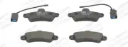 Bremsbelagsatz, Scheibenbremse Hinterachse CHAMPION 571755CH
