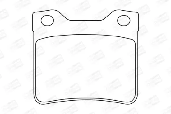 Bremsbelagsatz, Scheibenbremse Hinterachse CHAMPION 571899CH Bild Bremsbelagsatz, Scheibenbremse Hinterachse CHAMPION 571899CH