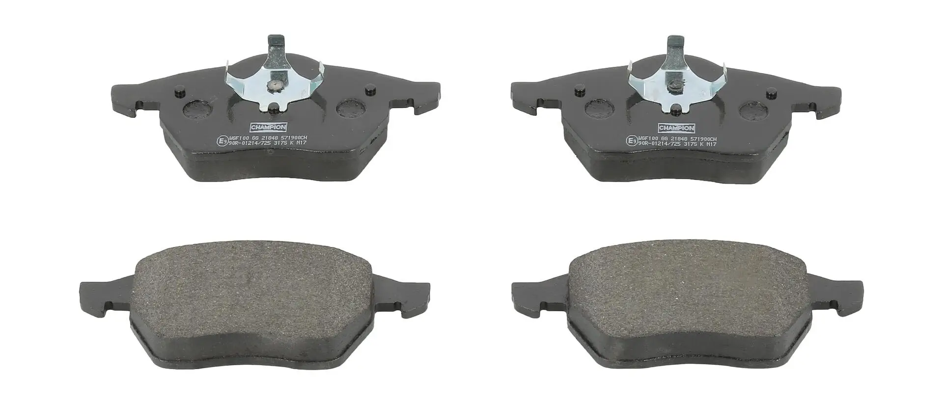 Bremsbelagsatz, Scheibenbremse CHAMPION 571900CH