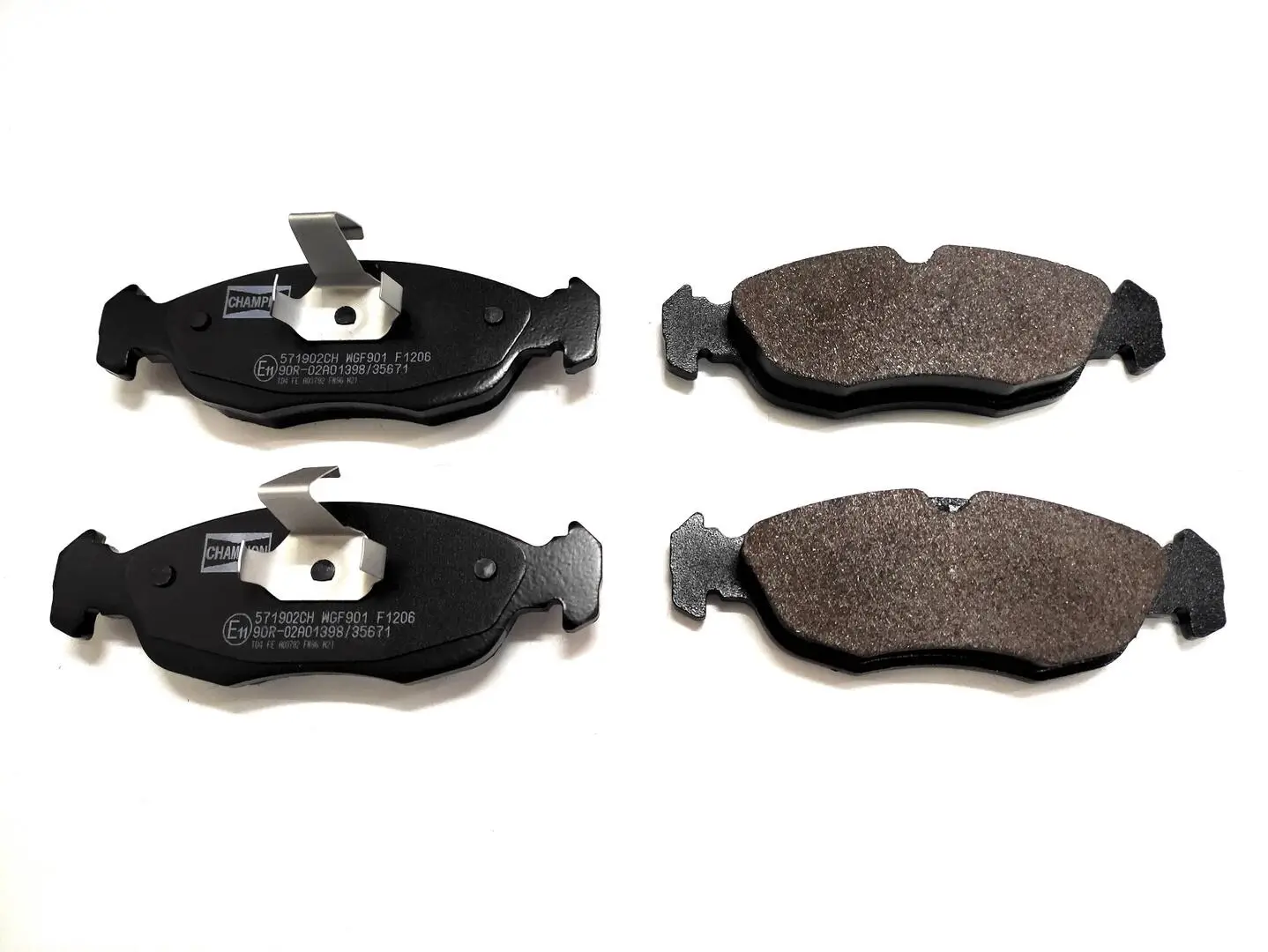 Bremsbelagsatz, Scheibenbremse Vorderachse CHAMPION 571902CH