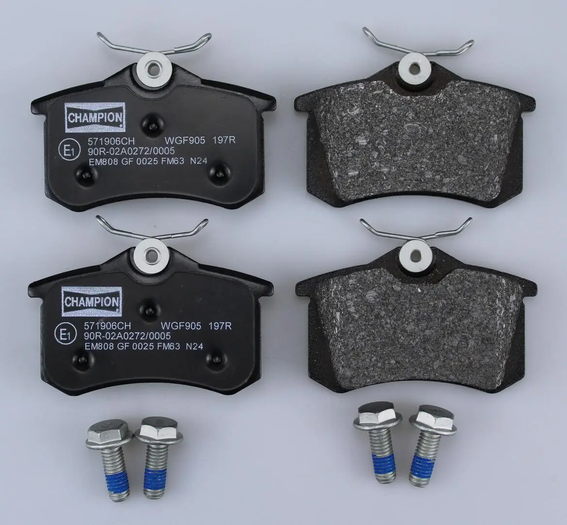 Bremsbelagsatz, Scheibenbremse CHAMPION 571906CH