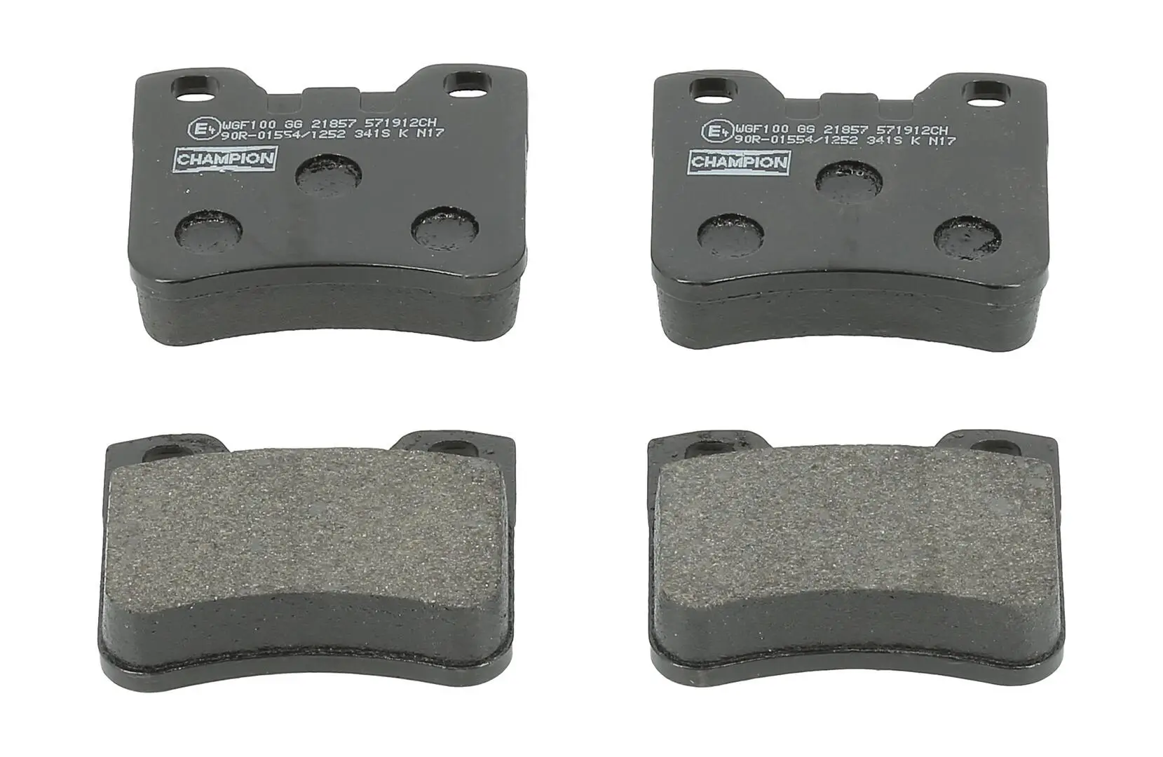 Bremsbelagsatz, Scheibenbremse CHAMPION 571912CH