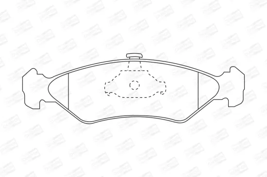 Bremsbelagsatz, Scheibenbremse Vorderachse CHAMPION 571913CH Bild Bremsbelagsatz, Scheibenbremse Vorderachse CHAMPION 571913CH