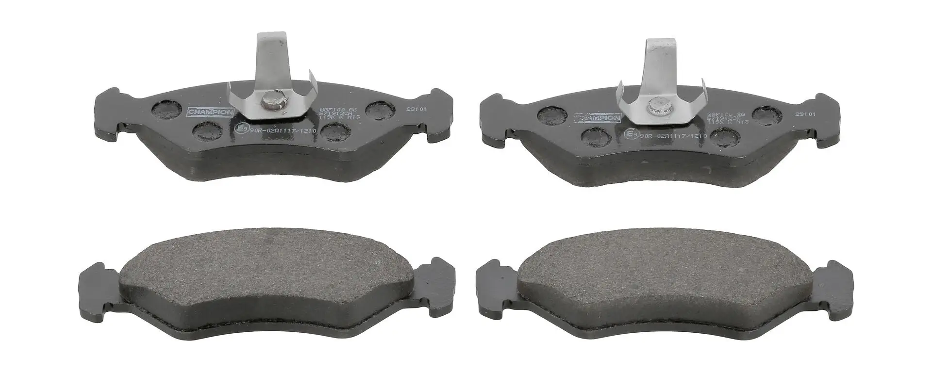 Bremsbelagsatz, Scheibenbremse Vorderachse CHAMPION 571913CH
