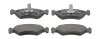 Bremsbelagsatz, Scheibenbremse Vorderachse CHAMPION 571913CH