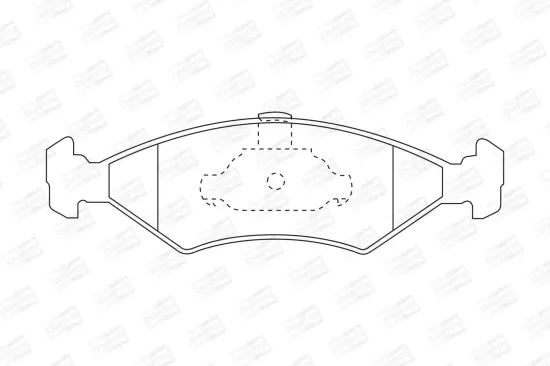 Bremsbelagsatz, Scheibenbremse Vorderachse CHAMPION 571914CH Bild Bremsbelagsatz, Scheibenbremse Vorderachse CHAMPION 571914CH
