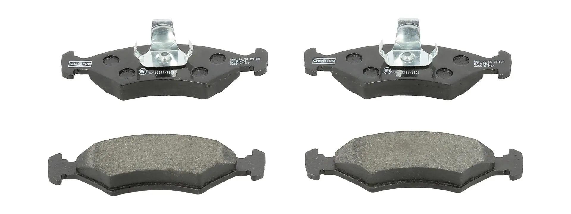 Bremsbelagsatz, Scheibenbremse Vorderachse CHAMPION 571914CH