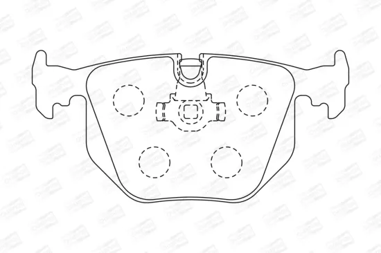 Bremsbelagsatz, Scheibenbremse CHAMPION 571918CH Bild Bremsbelagsatz, Scheibenbremse CHAMPION 571918CH