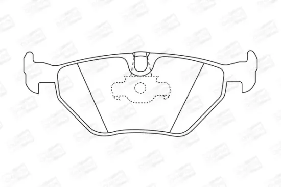 Bremsbelagsatz, Scheibenbremse Hinterachse CHAMPION 571936CH Bild Bremsbelagsatz, Scheibenbremse Hinterachse CHAMPION 571936CH