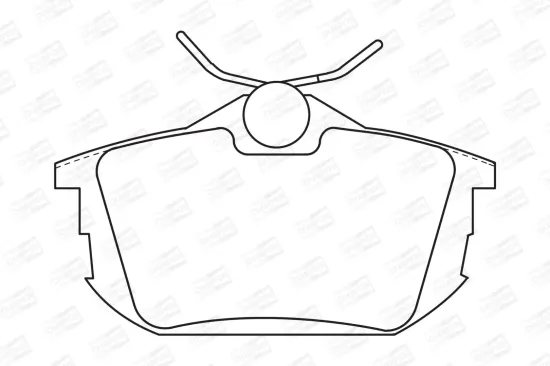 Bremsbelagsatz, Scheibenbremse Hinterachse CHAMPION 571941CH Bild Bremsbelagsatz, Scheibenbremse Hinterachse CHAMPION 571941CH