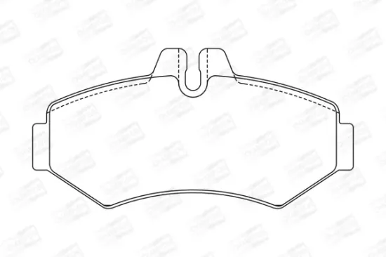 Bremsbelagsatz, Scheibenbremse CHAMPION 571950CH Bild Bremsbelagsatz, Scheibenbremse CHAMPION 571950CH