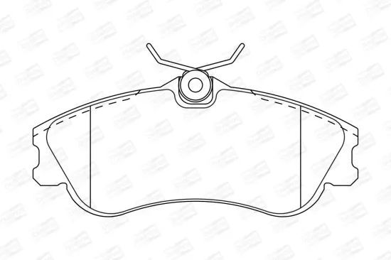 Bremsbelagsatz, Scheibenbremse CHAMPION 571966CH Bild Bremsbelagsatz, Scheibenbremse CHAMPION 571966CH