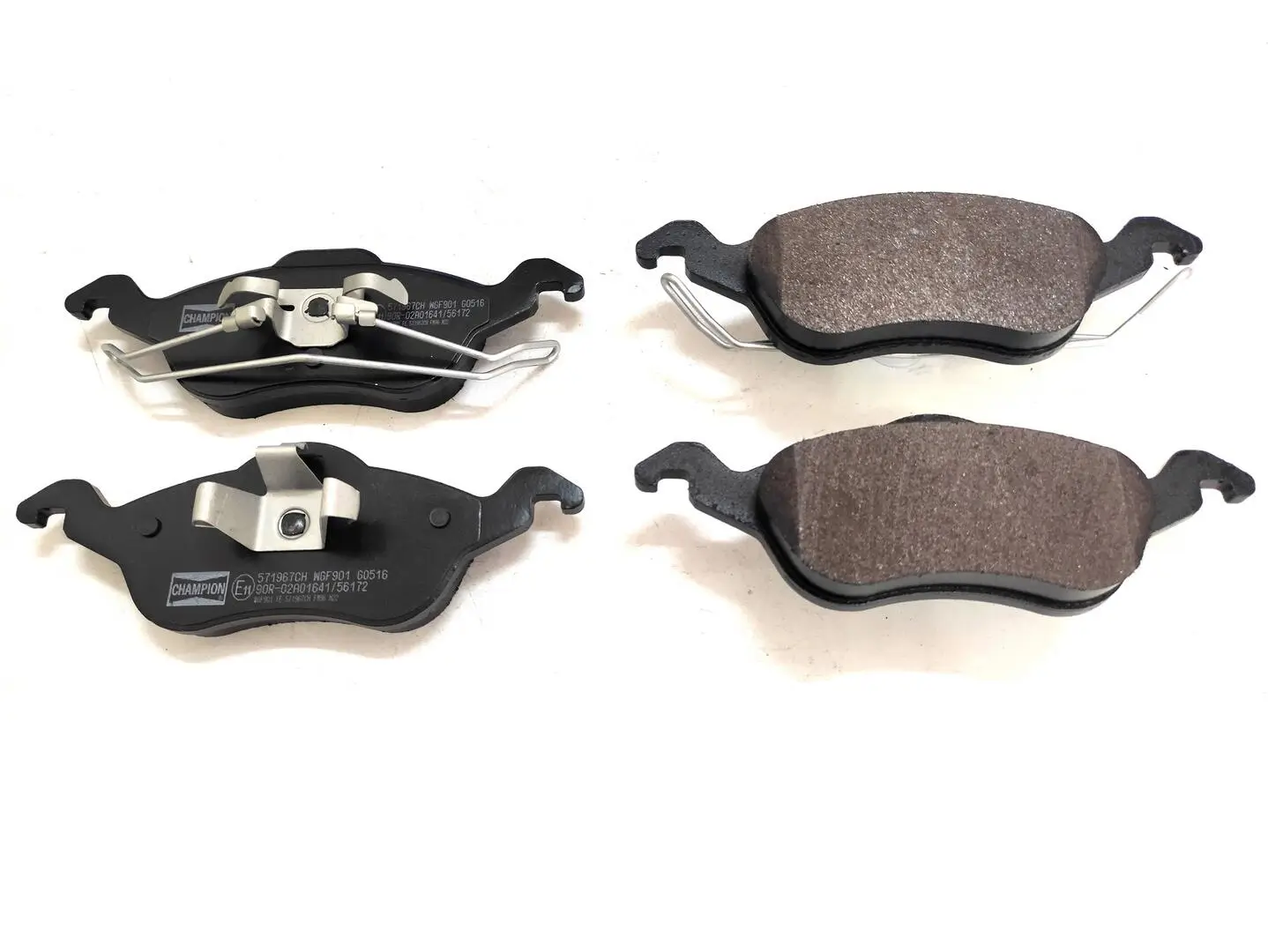 Bremsbelagsatz, Scheibenbremse Vorderachse CHAMPION 571967CH