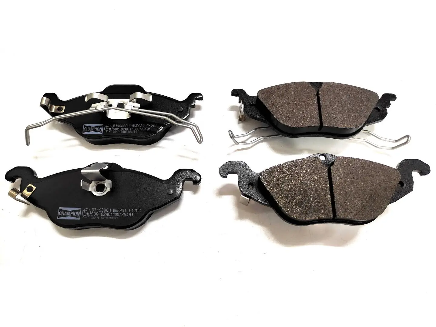 Bremsbelagsatz, Scheibenbremse Vorderachse CHAMPION 571968CH