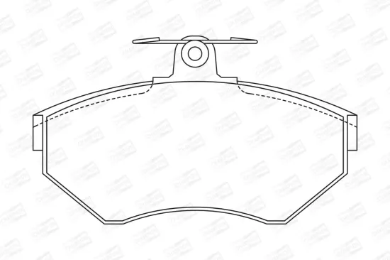 Bremsbelagsatz, Scheibenbremse Vorderachse CHAMPION 571969CH Bild Bremsbelagsatz, Scheibenbremse Vorderachse CHAMPION 571969CH