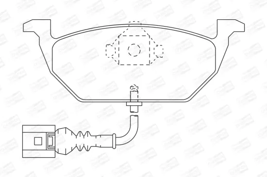 Bremsbelagsatz, Scheibenbremse CHAMPION 571971CH Bild Bremsbelagsatz, Scheibenbremse CHAMPION 571971CH
