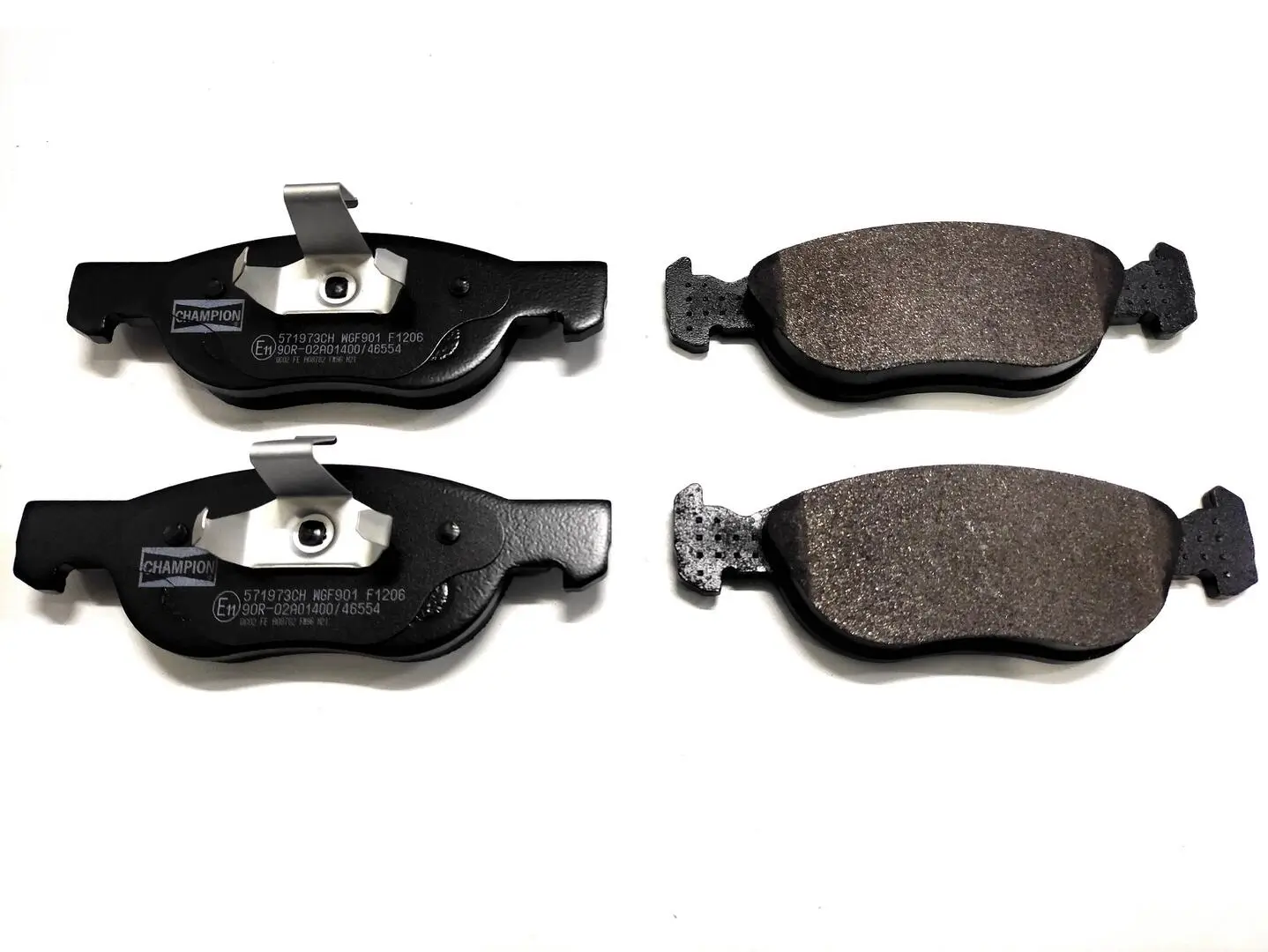 Bremsbelagsatz, Scheibenbremse Vorderachse CHAMPION 571973CH