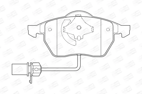 Bremsbelagsatz, Scheibenbremse CHAMPION 571982CH Bild Bremsbelagsatz, Scheibenbremse CHAMPION 571982CH