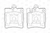 Bremsbelagsatz, Scheibenbremse CHAMPION 571988CH Bild Bremsbelagsatz, Scheibenbremse CHAMPION 571988CH